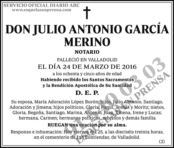 Julio Antonio García Merino